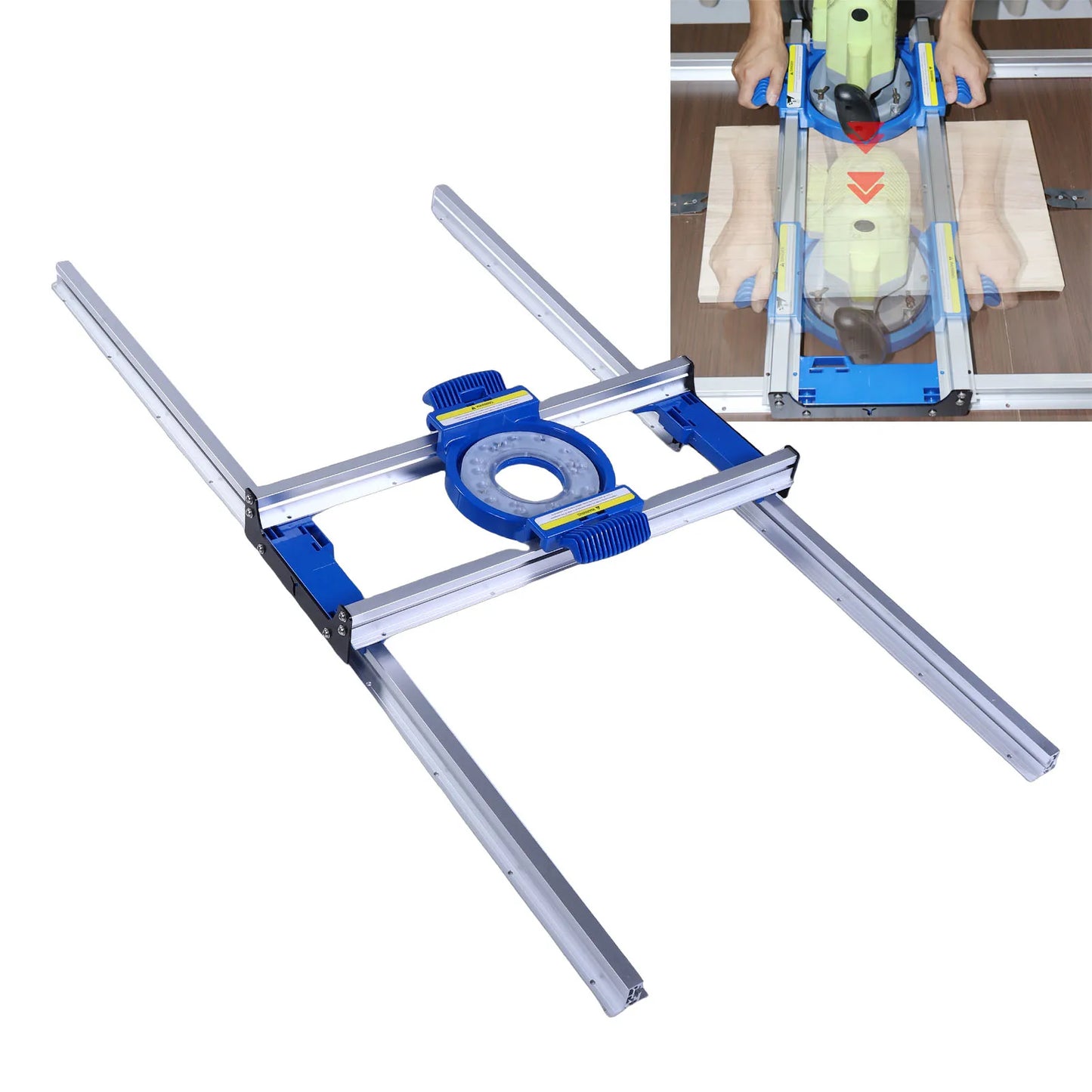 Aluminum Alloy Router Sled Jig – Slab Flattening & Resin
