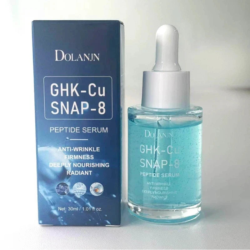 Blue Copper Peptide Serum With Collagen Lifting Deeply Hydrating Gentle Nourishing Revitalize Skin Korean Daily Skincare Essence Peaceful Pleasures Health and Wellness
