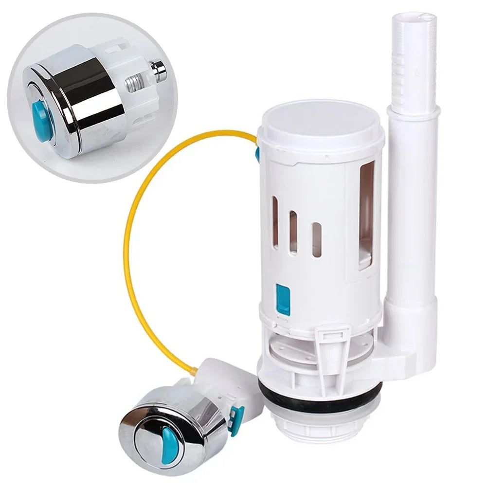 Dual Flush Push Button Valve 27.5cm – Toilet Cistern White
