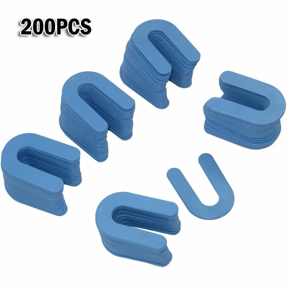 U-Shaped Horseshoe Tile Shims Spacers 100/200pcs – PP Wedges