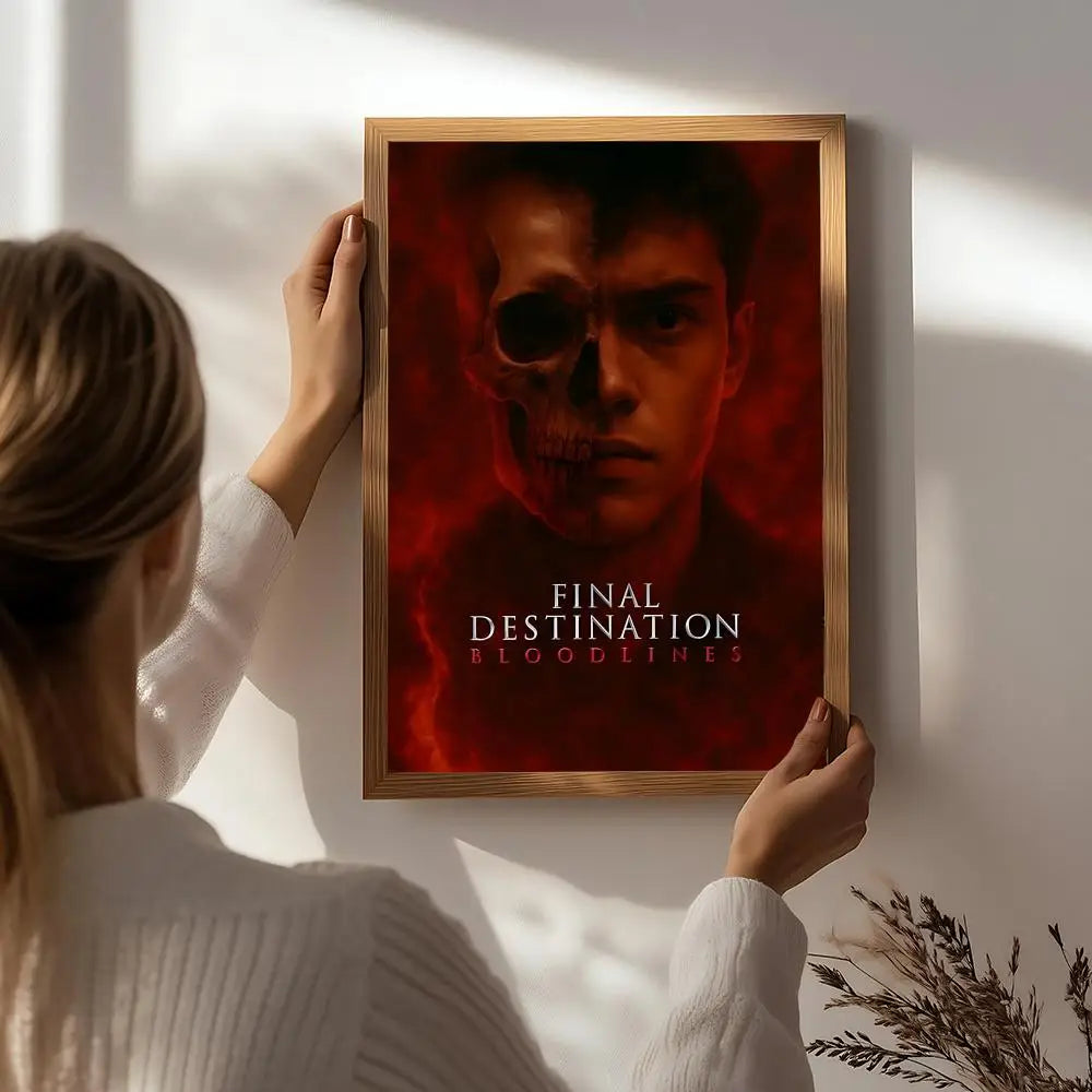 Final Destination Bloodlines HD Movie Poster | Self-Adhesive Wall Art Movie Poster Peaceful Pleasures Health and Wellness White2 50X70cmNoframe