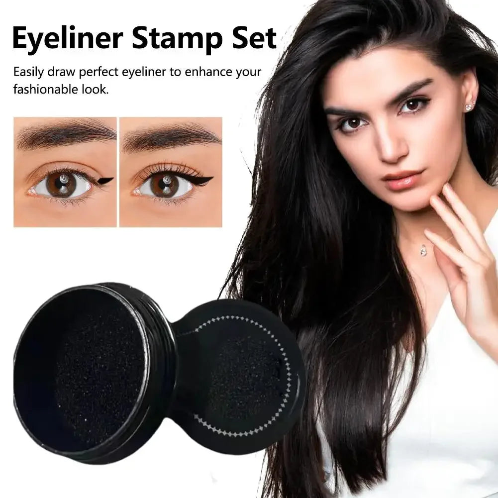Double Ended Eye Eyeliner Stamps Set Eye Shadow Cosmetic Easy To Color Eye Liner Stamping Stencil Accessories Lash Make Up Tools Peaceful Pleasures Health and Wellness