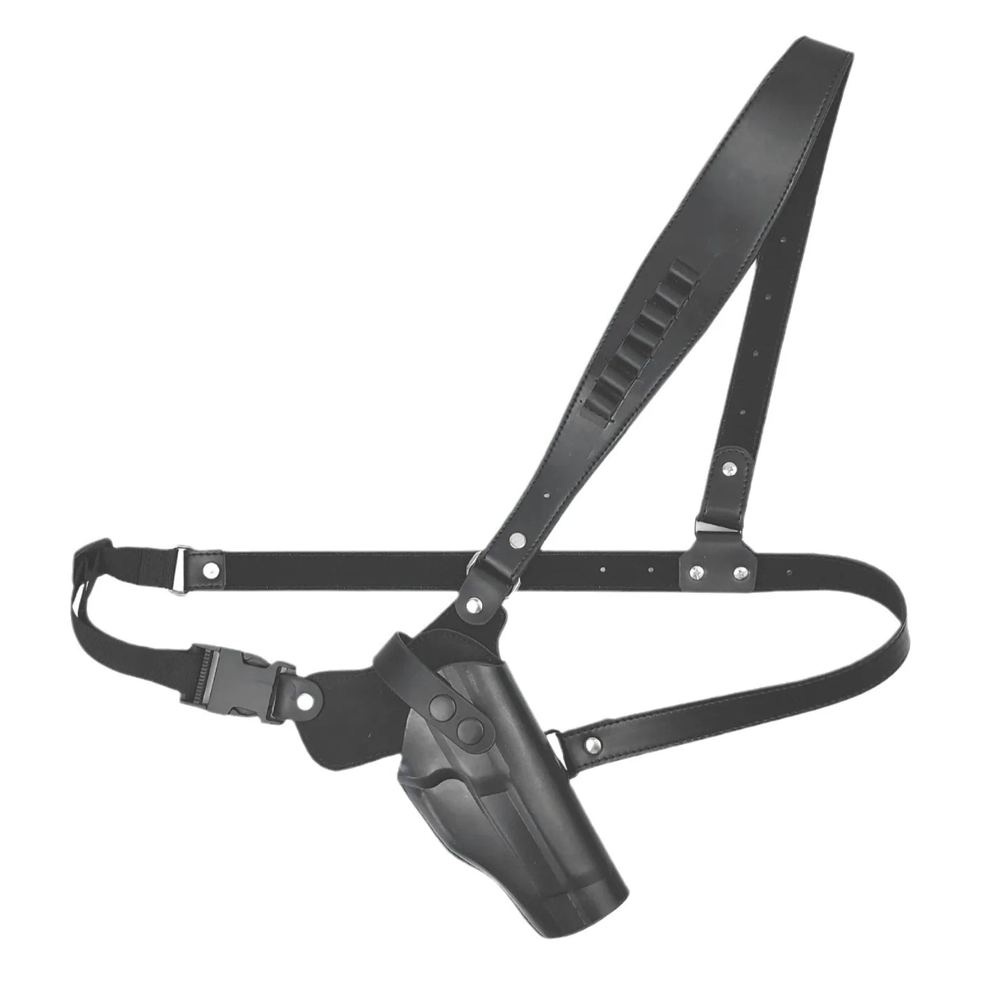 Gun Shoulder Holster PU Leather Adjustable Strap Universal Pistol Holsters Concealed Tactically Underarm Holsters Handgun Carry Peaceful Pleasures Health and Wellness black color