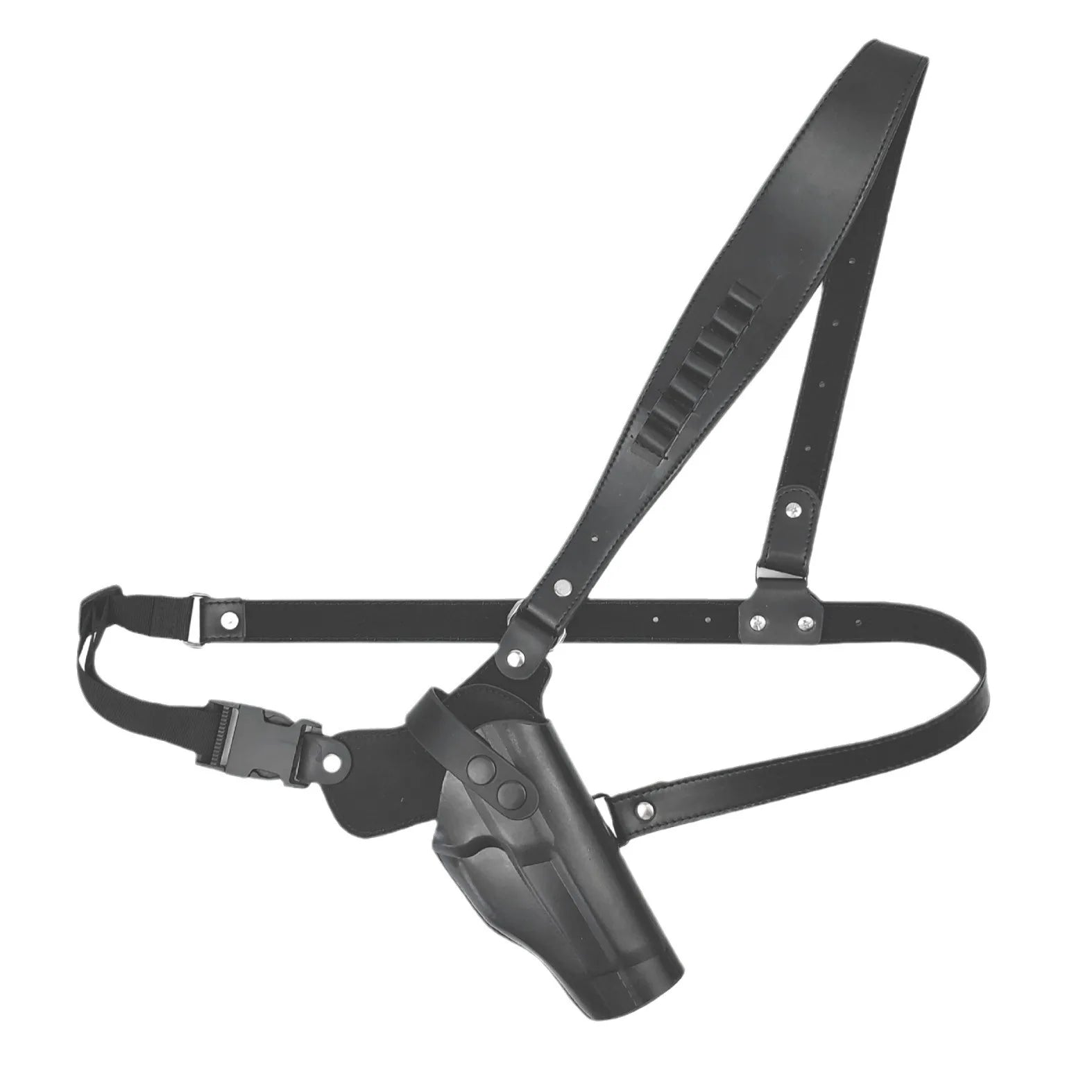 Gun Shoulder Holster PU Leather Adjustable Strap Universal Pistol Holsters Concealed Tactically Underarm Holsters Handgun Carry Peaceful Pleasures Health and Wellness black color