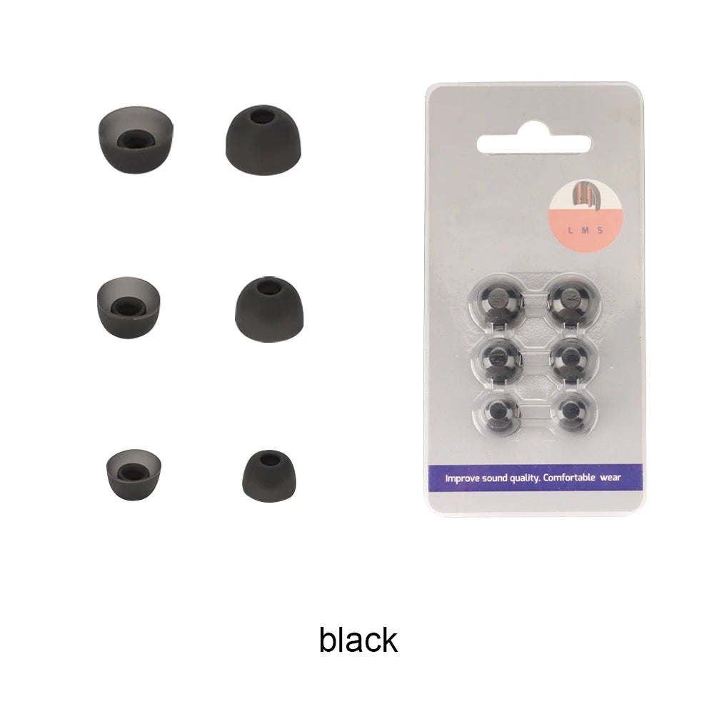 3 Pairs Of Earbuds Covers For Jabra ELITE 8 ACTIVE Silicone Earcups ELITE 8 ACTIVE Ear Caps Bluetooth Headset Accessories Peaceful Pleasures Health and Wellness