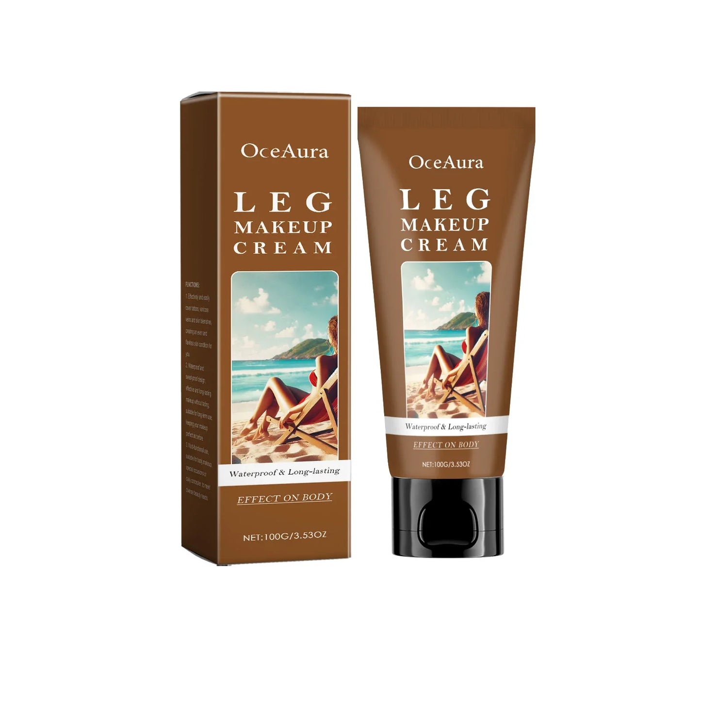 OceAura Leg Makeup Lotion – Waterproof Body Foundation