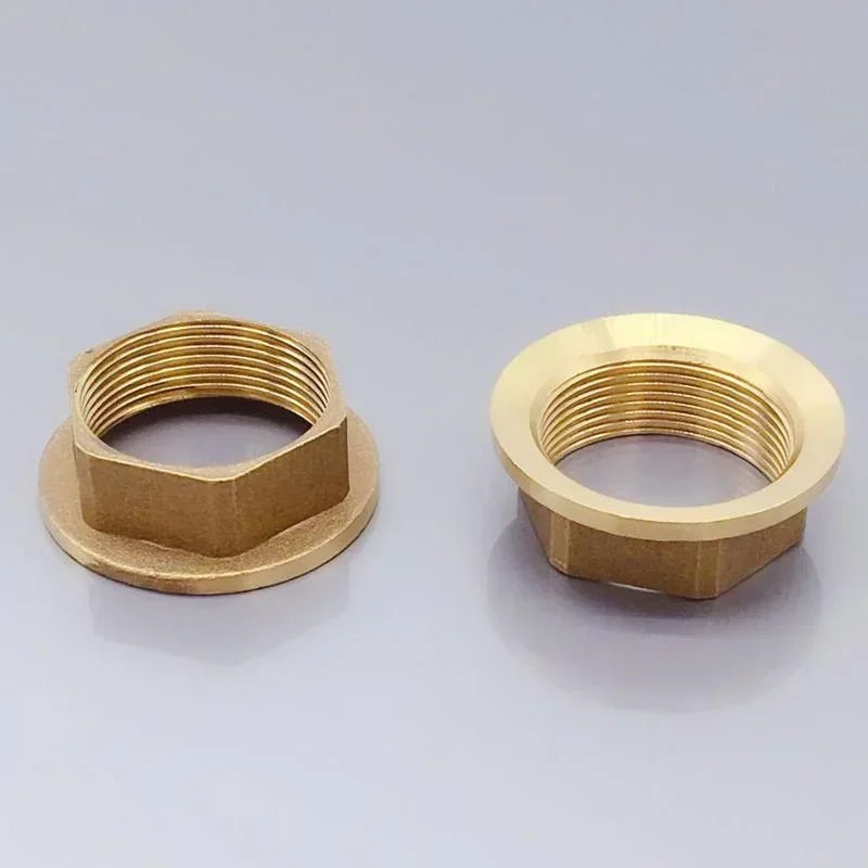 Brass Faucet Base Nut & Pipe Connector – Kitchen & Bathroom