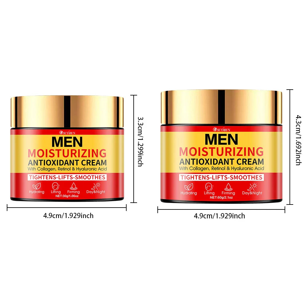 SUYARUN Men's Firming Face Cream – Oil-Free & Hydrating