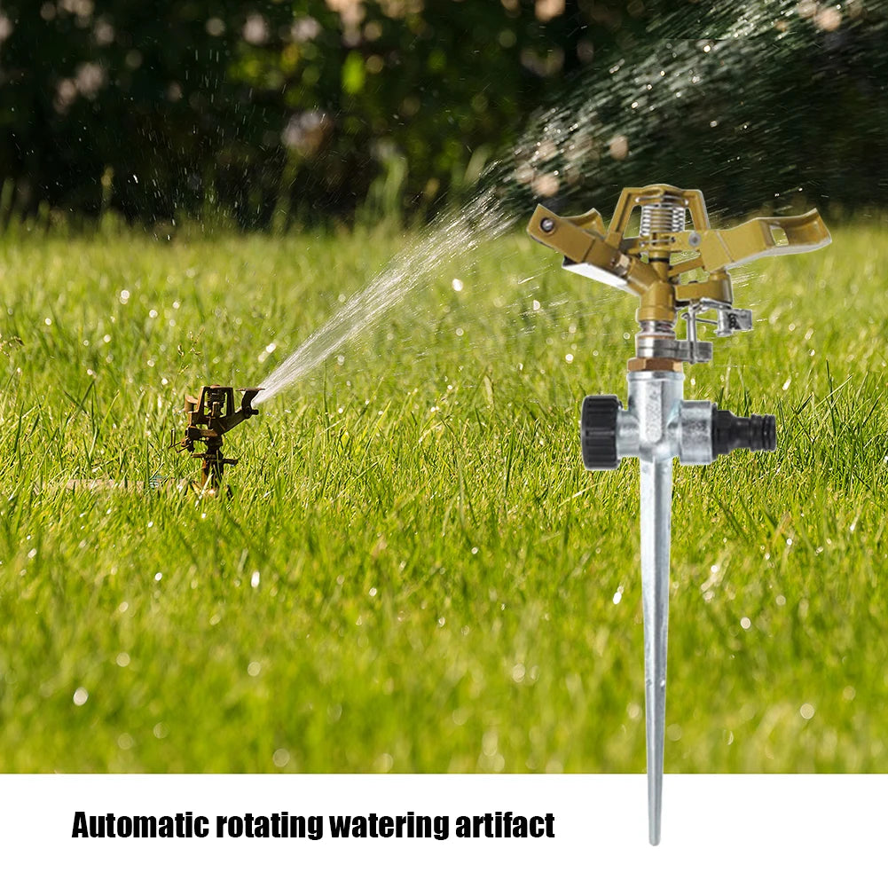 360° Rotating Garden Sprinkler – Adjustable Lawn Irrigation Peaceful Pleasures Health and Wellness
