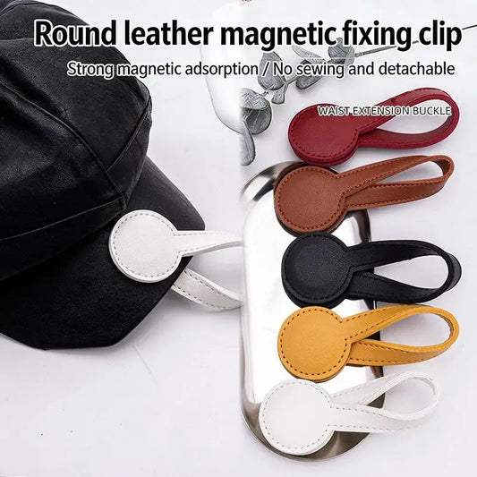 PU Leather Magnetic Hat Clip – Travel Bag Organizer Buckle Magnetic Bag Clip Oasis Select