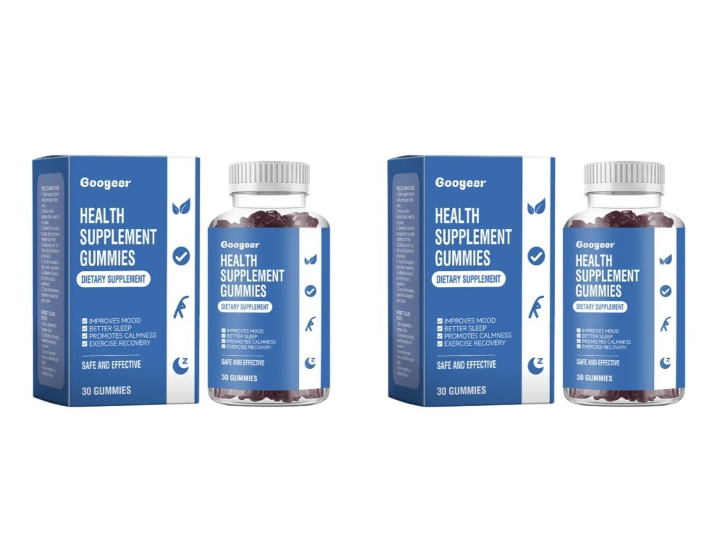 Googeer Vitamin C Gummies – Blueberry, 30 CT Daily Support