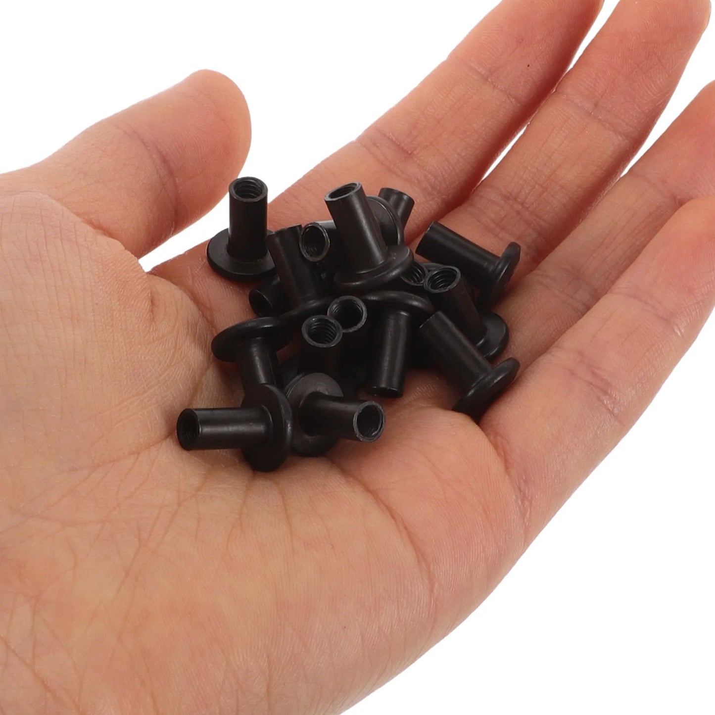 20Set Binding Post Nuts Hex Socket Black Screws Clamp Plate Kit Secure Furniture Cabinet Repair Assembly Fastener Peaceful Pleasures Health and Wellness