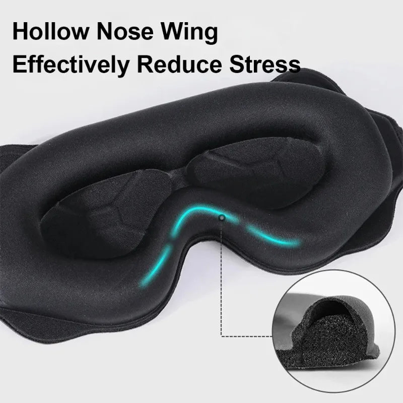 3D Sleep Eye Mask – Light Blocking, Breathable, Non-Pressing Sleep Eye Mask Peaceful Pleasures Health and Wellness