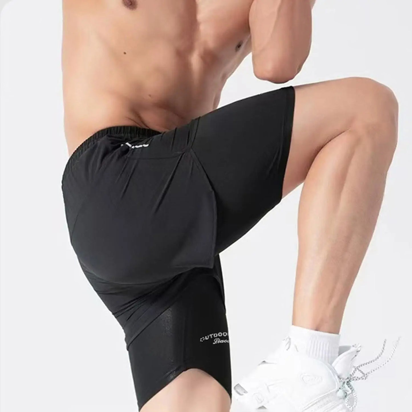 Men's Swim Trunks Quick Dry Athletic Shorts with Compression Liner for Beach Pool Running Gym Peaceful Pleasures Health and Wellness