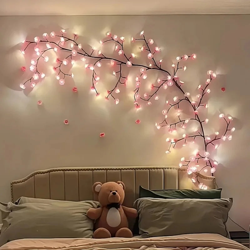 LED Cherry Blossom Branch Lights | Bendable Indoor & Outdoor Décor