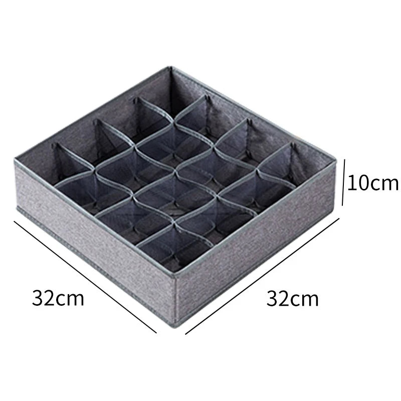 Folding Fabric Pants Storage Organizer & Drawer Divider Clothing Storage Organizer Peaceful Pleasures Health and Wellness A7