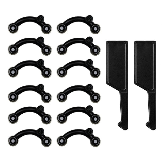 Nose Shaper Lifting Clips – 2 Sets, 3 Sizes | Silicone & Acrylic Nose Shaping Clip Oasis Select