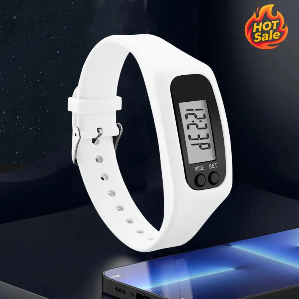 LED Pedometer Bracelet – Step Counter & Calorie Tracker