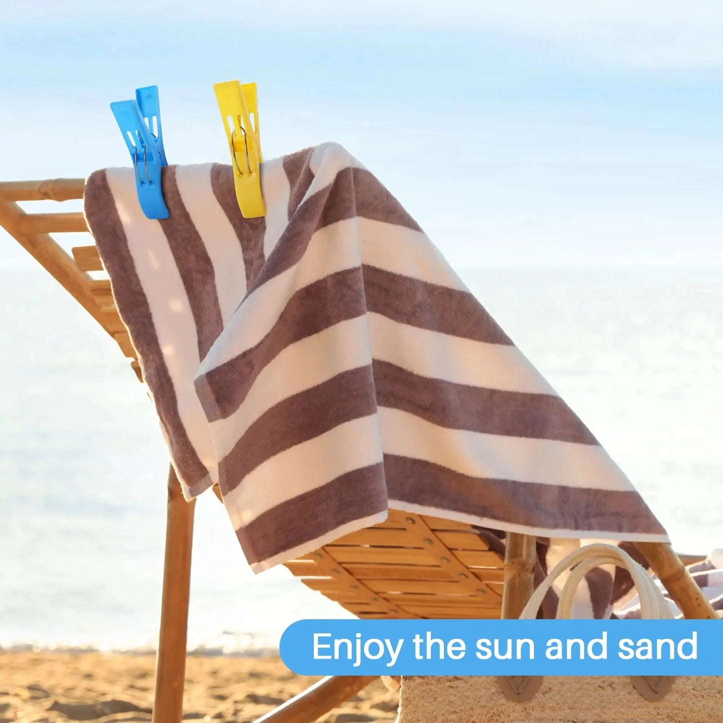 Beach Towel Clips Chair Holder Plastic Clothes Pegs Hanging Clip