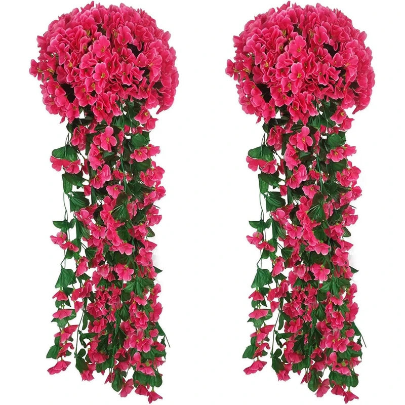Artificial Silk Begonia Vine Garland for Wedding & Home Decor