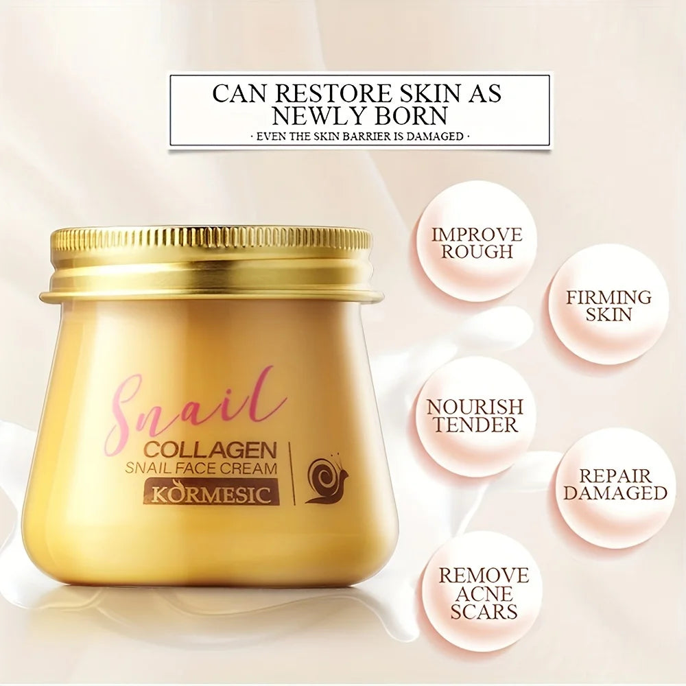 Collagen Moisturizing And Hydrating Snail Cream, Nourishing And Moisten Snail Cream, Tender Skin Anti-wrinkle Nourishing Cream 8 Peaceful Pleasures Health and Wellness