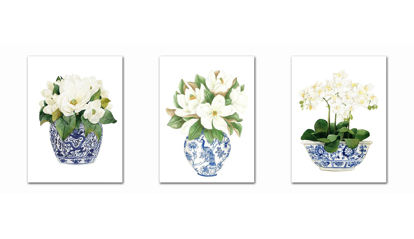 Elegant Flower Canvas Wall Art Print | Unframed Home Decor
