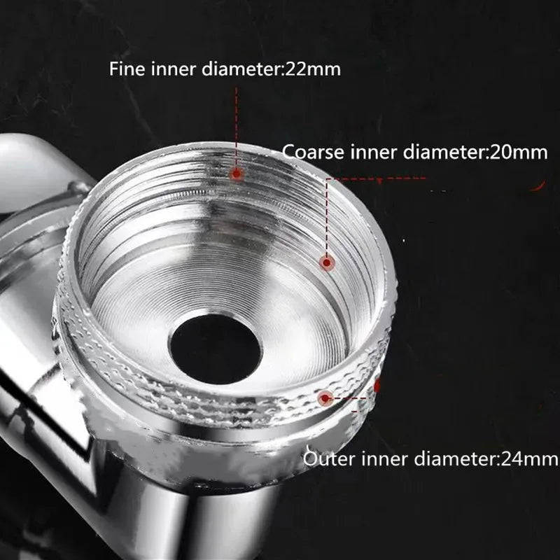 360° Rotating Kitchen Faucet Aerator Sprayer Head – Universal Fit