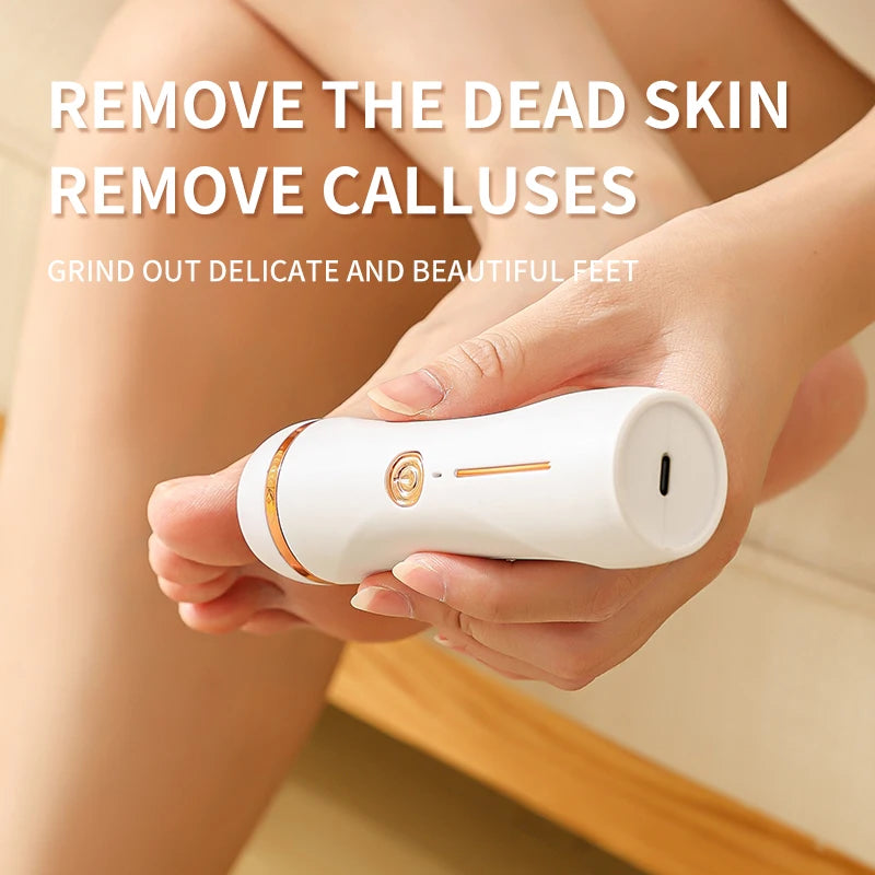 HOMEFISH Electric Foot Grinder Automatic Foot Callus Rubbing Pedicure Dead Skin Callus Remover for Foot Beauty Machine Peaceful Pleasures Health and Wellness