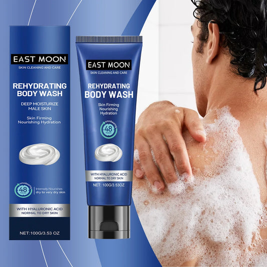 East Moon Hyaluronic Men's Shower Gel – Moisturizing Body Wash Men's Shower Gel Oasis Select 2BOXED Others