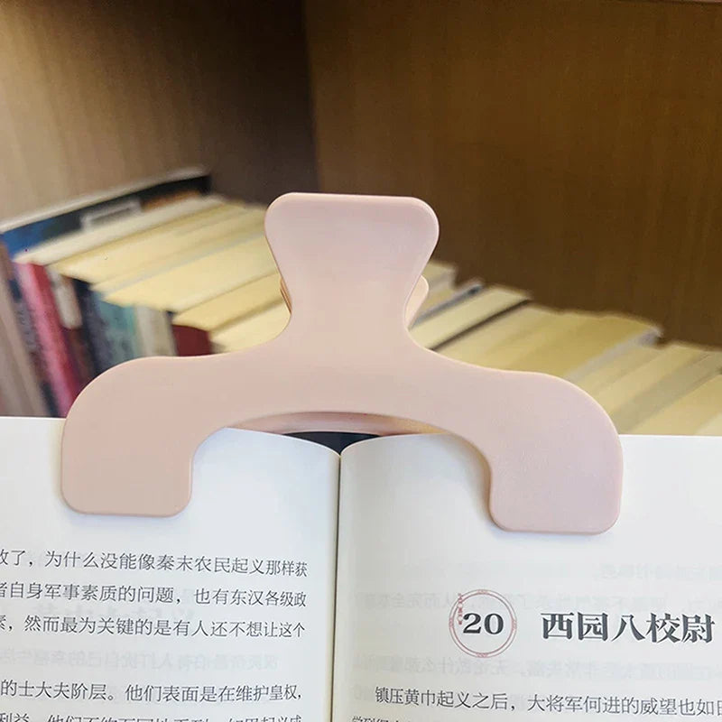 Frosted Transparent Book Page Holder Clip | Kawaii Desk Accessory