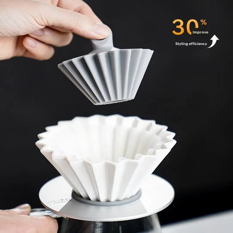 Clear Pour Over Coffee Dripper | Shatterproof BPA-Free PC Pour Over Coffee Dripper Peaceful Pleasures Health and Wellness