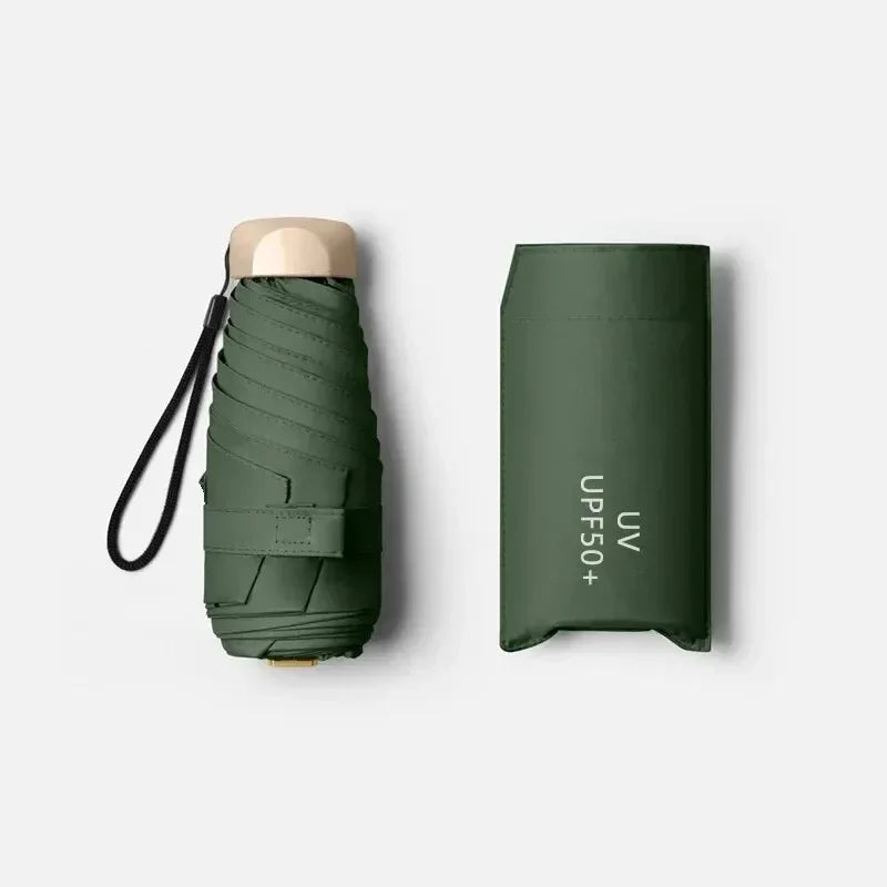 Mini UV Pocket Parasol – Folding Sun & Rain Umbrella
