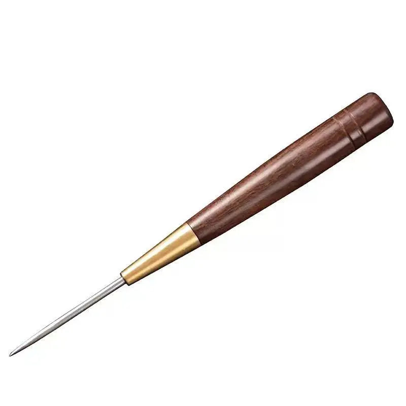 Sandalwood single handle pointed tea needle tea knife long taper Pu'er tea knife tea needle DIY long handle Pu'er tea tea set Peaceful Pleasures Health and Wellness