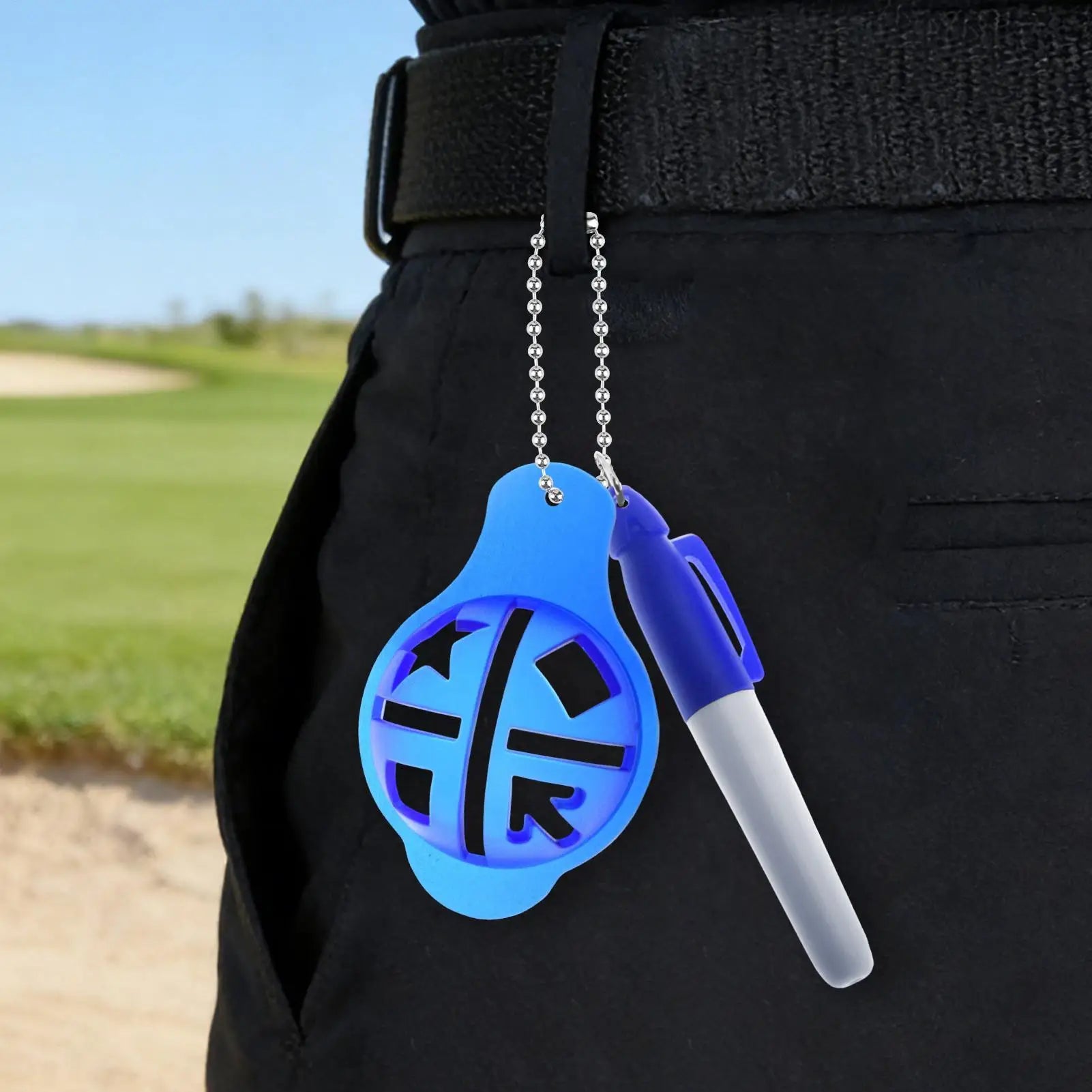 Reusable Golf Ball Line Marker Alignment Stencil Template Training Aid For Men Women, Putting Practice Driving Range Accessories Peaceful Pleasures Health and Wellness