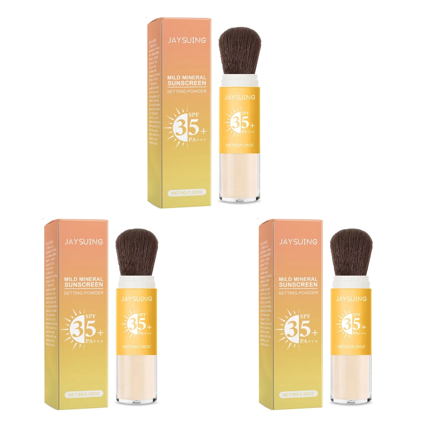 SPF35+ Sunscreen Loose Powder – Matte Oil Control & UV Shield
