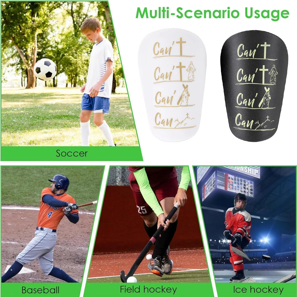1Pair Mini Shin Guards Soccer,Football Miniature Shin Guards for All Ages,Extra Small Protective Equipment Calf Protective Gear Peaceful Pleasures Health and Wellness