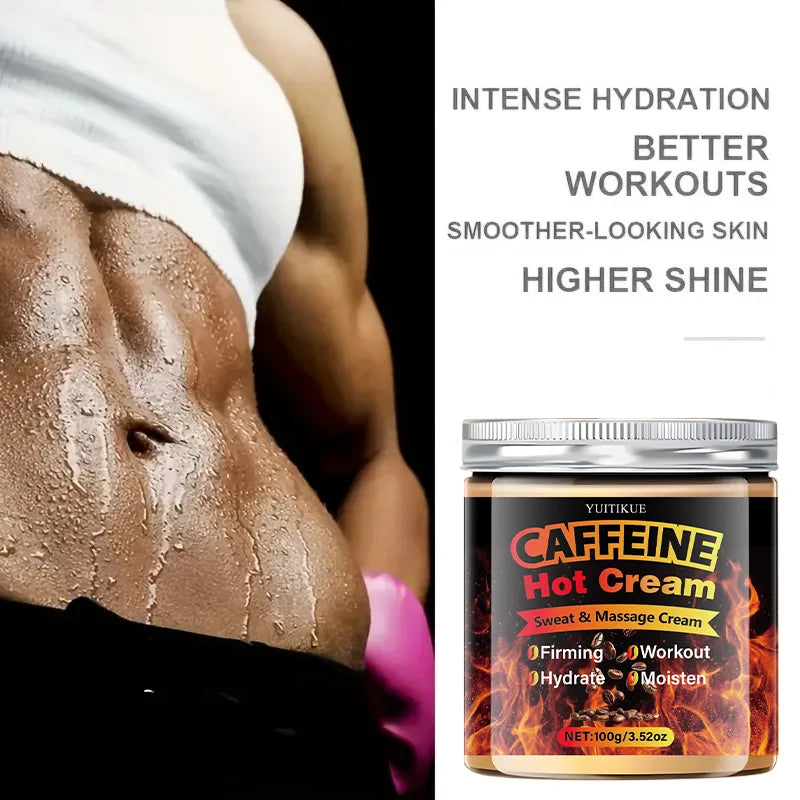 YUITIKUE Caffeine Hot Cream 100g | Thermogenic Body Sculpting