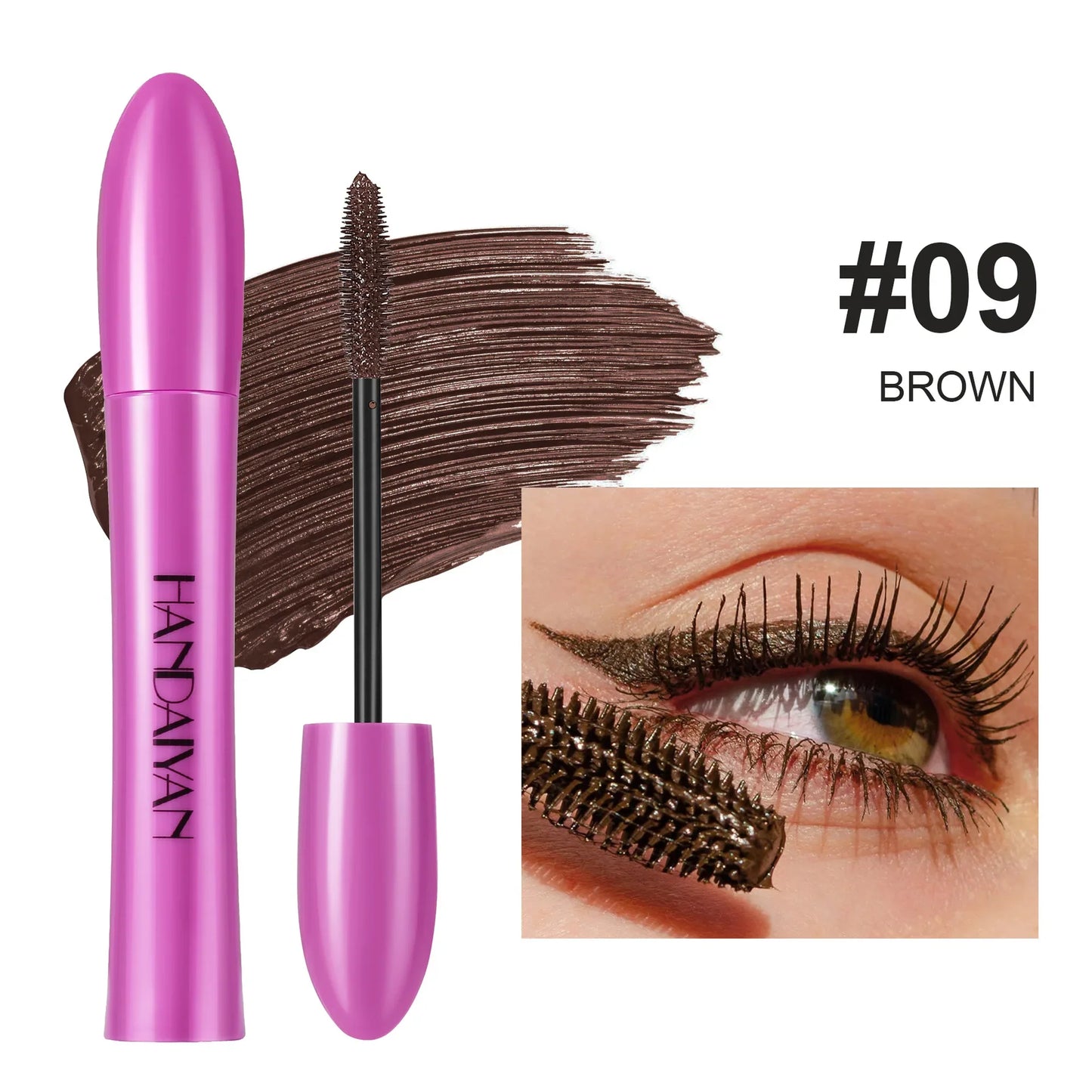 Handaiyan Waterproof Color Mascara – Volume, Length & Curl