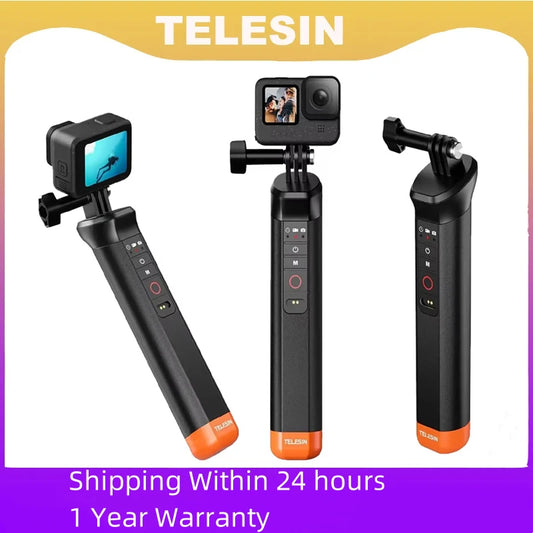 TELESIN Buoyancy Bar Selfie Stick Waterproof Selfie Stick for Gopro Hero 9 10 11 12 with Hand Strap Wireless Remote Control Peaceful Pleasures Health and Wellness