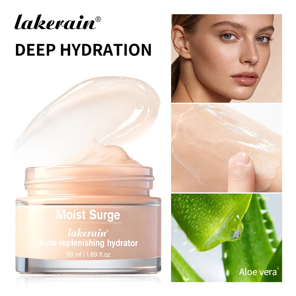 Auto-replenishing Hydration Cream Deep Moisturizing Refreshing Oil-Free Texture Quickly Absorb Long-lasting Hydration Face Cream Peaceful Pleasures Health and Wellness