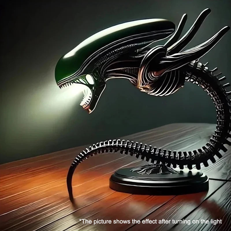 Unique Alien Creature Lamp Stand, Bedroom Home Decorative Lamps, Resin Decoration Items And Ornaments, Two Styles Optional,1pc Peaceful Pleasures Health and Wellness B