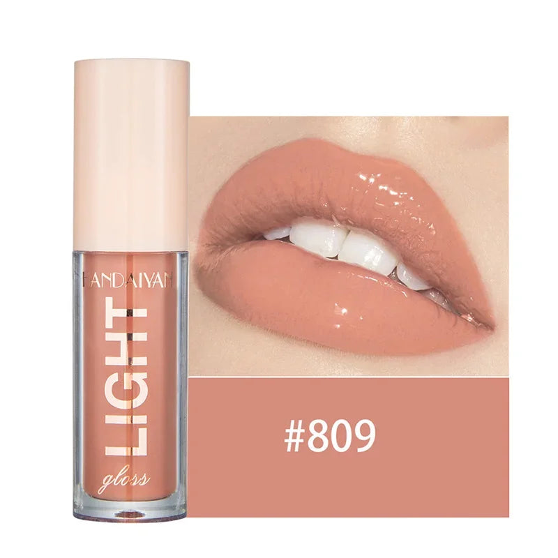 12-Color Mirror Pearl Lip Gloss – Glitter Glaze Liquid Lipstick