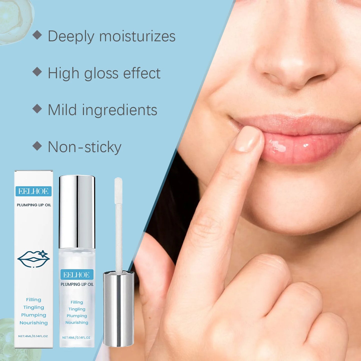 Plumping Lip Oil – Moisturizing, Brightening & Chap Repair