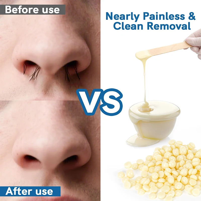 50/200/500g Portable Nose Wax Kit For Men And Women Painless Nose Hair Removal Tool Wax Accessories / 1PACK Nose Wax Sticks Peaceful Pleasures Health and Wellness