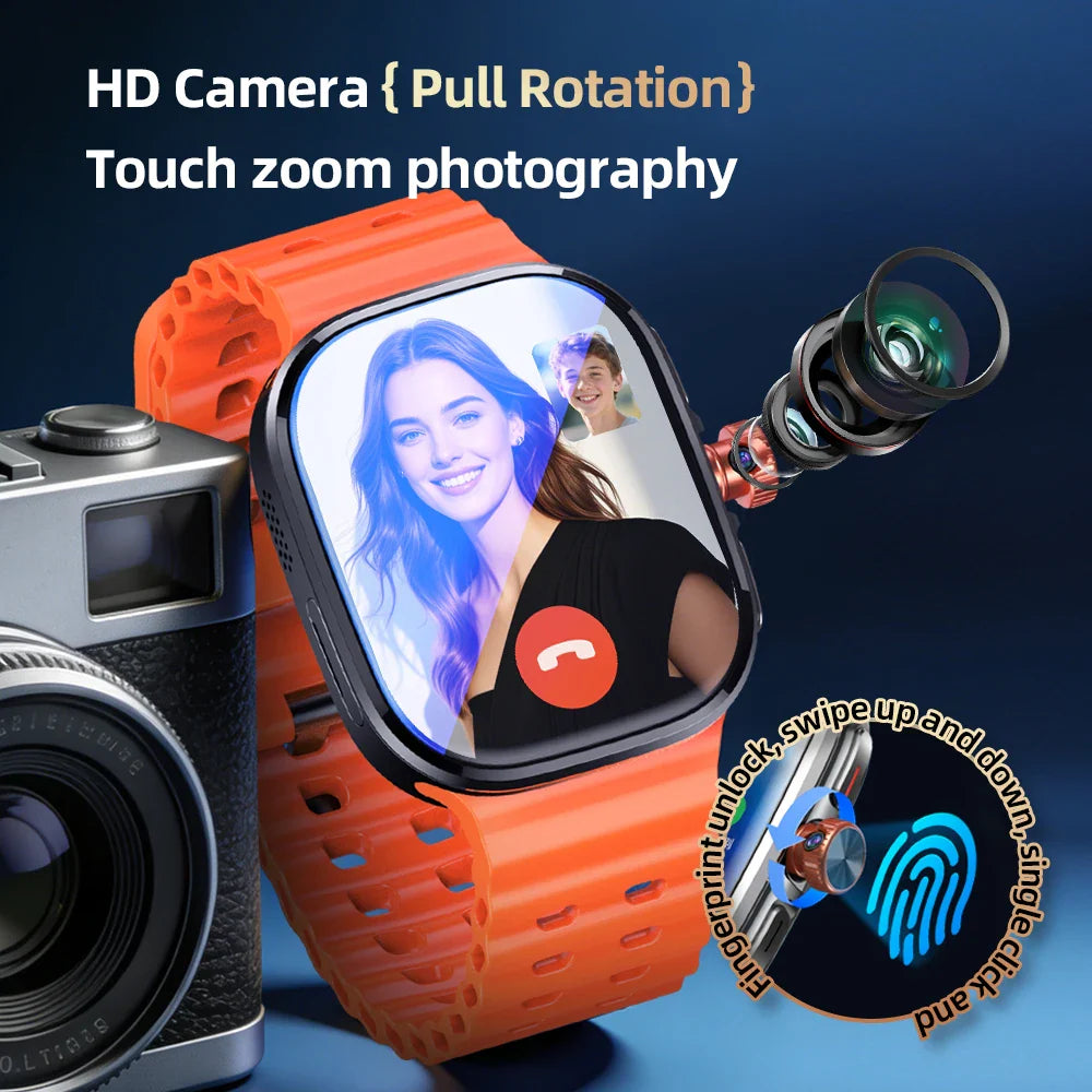 Zestbolt M99 Mini Android 13 Smart Watch 4G SIM GPS AMOLED