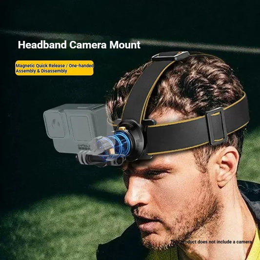 Magnetic Head & Chest Mount for DJI Osmo & Insta360 Cameras Action Camera Mount Oasis Select
