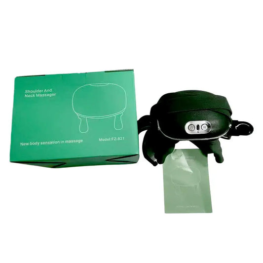 Electric Neck & Shoulder Massager with Heat | Portable Type-C Electric Neck Massager Peaceful Pleasures Health and Wellness A