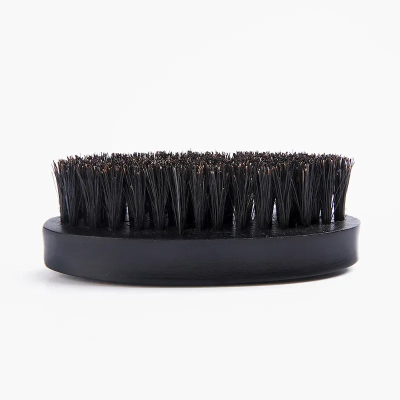 Professional Soft Boar Bristle Wood Beard Brush Hairdresser Shaving Brush Comb Men Mustache Comb Kit With Gift Bag Hair Comb Set Peaceful Pleasures Health and Wellness