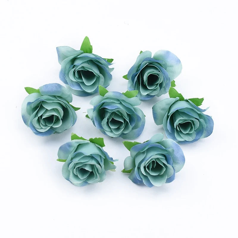 Silk Rose Bud Artificial Flowers – Wedding, Party & Home Decor Artificial Silk Flowers Peaceful Pleasures Health and Wellness color 5 50pcs