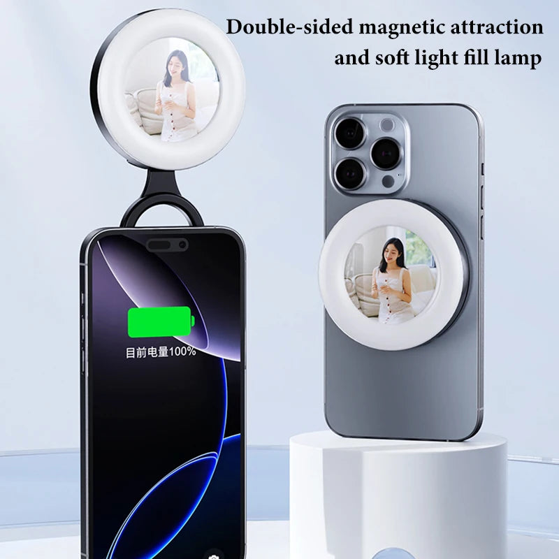 portable light for video shooting lamp RGB light photography light for photo shooting for iphone magnetic fill light phone Peaceful Pleasures Health and Wellness